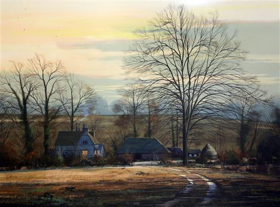 Paul Evans (20th C.) Autumn Glory, Kentish Farm, near Goudhurst 20 x 27in.